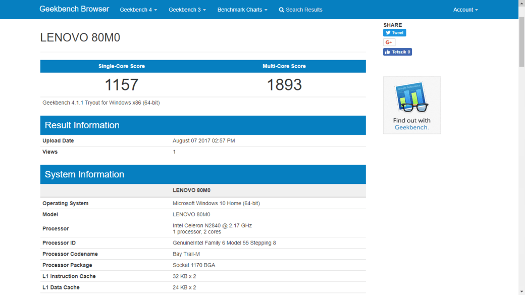 Geekbench