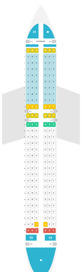 Aegean Seat Plan
